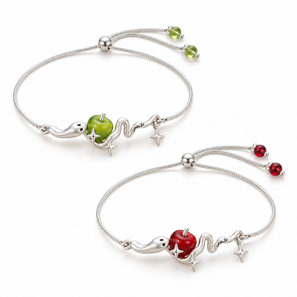 Apple Serpent Couple Bracelet white background product photo
