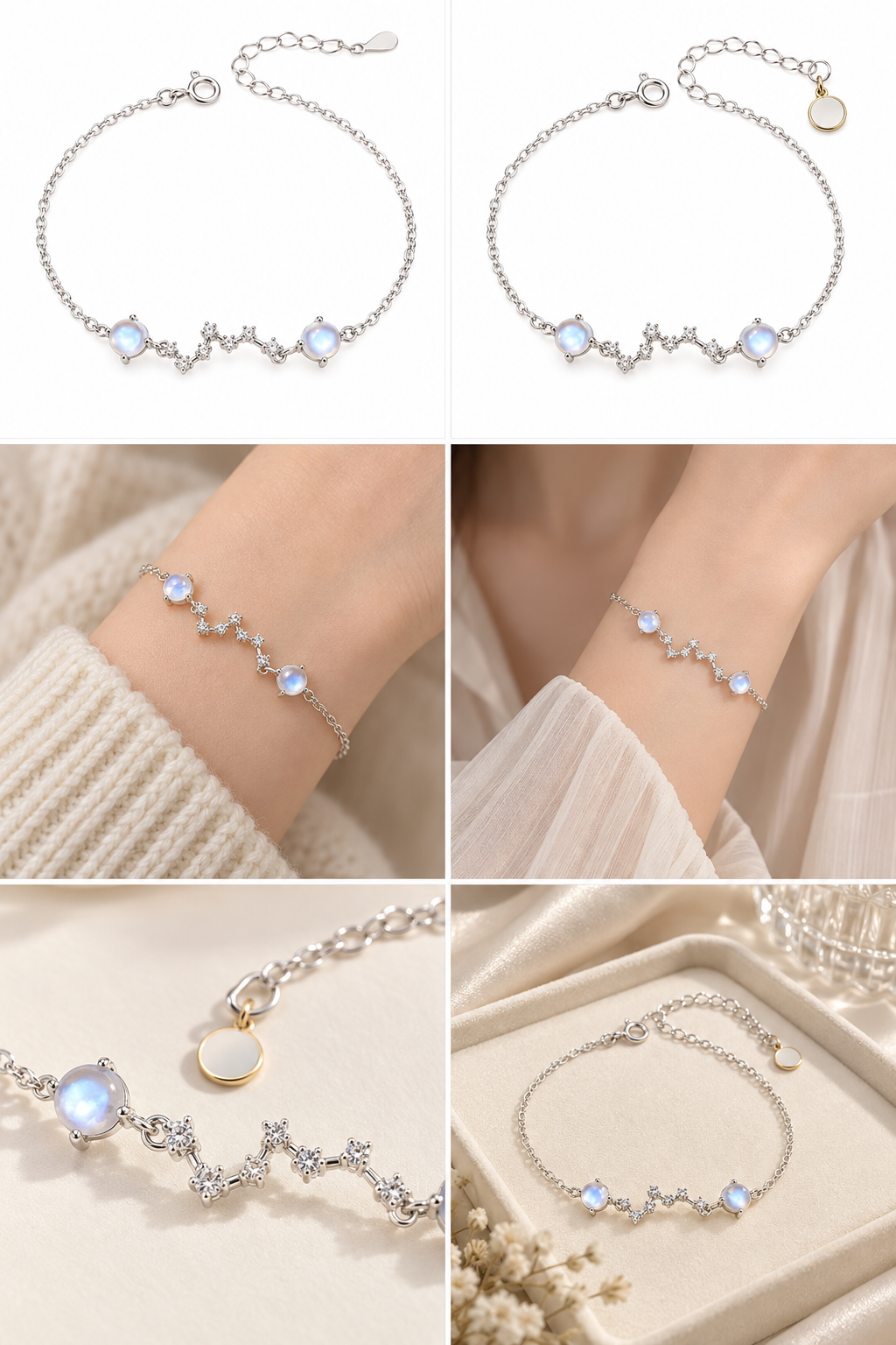 Big Dipper Star Initial Bracelet lifestyle photo 5