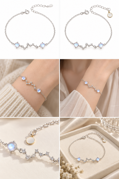 Big Dipper Star Initial Bracelet lifestyle photo 5