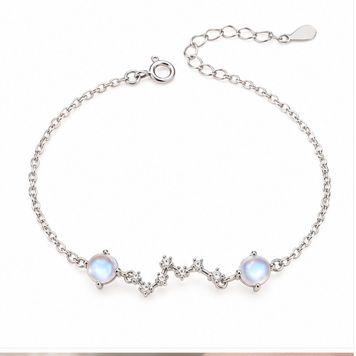 Big Dipper Star Initial Bracelet white background product photo