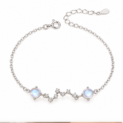 Big Dipper Star Initial Bracelet white background product photo