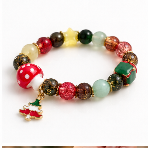 Christmas Bloom Bead Bracelet lifestyle photo 5