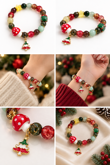 Christmas Bloom Bead Bracelet lifestyle photo 6