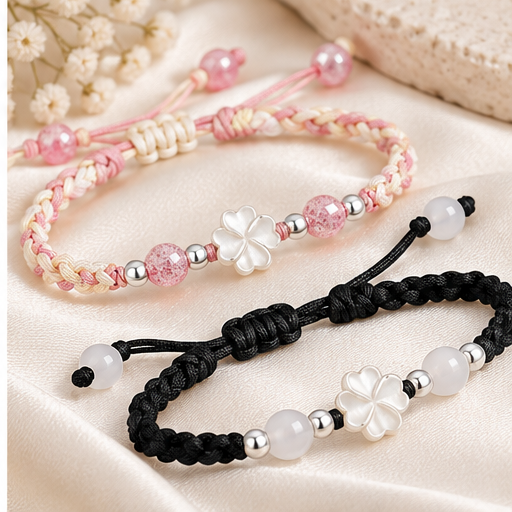 Clover Braided Cord Bracelet lifestyle photo 3