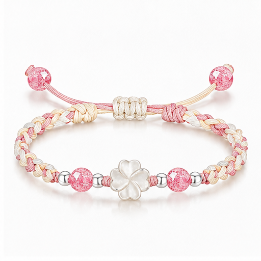 Clover Braided Cord Bracelet lifestyle photo 6