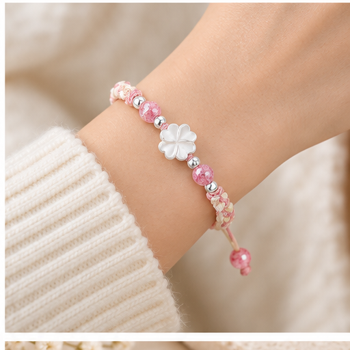 Clover Braided Cord Bracelet lifestyle photo 2