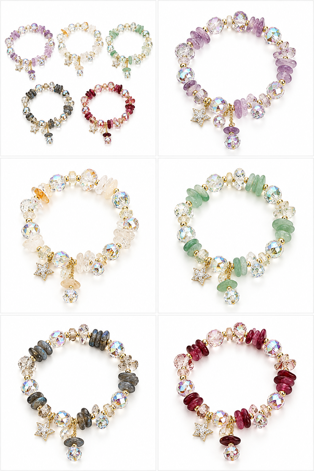 Five-Point Star Crystal Bracelet lifestyle photo 12