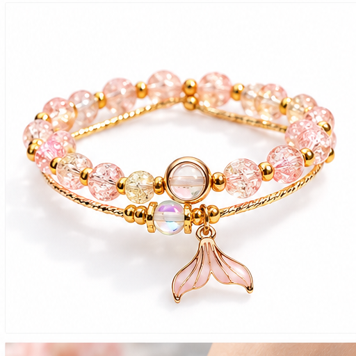 Ocean Mermaid Tail Crystal Bracelet lifestyle photo 3