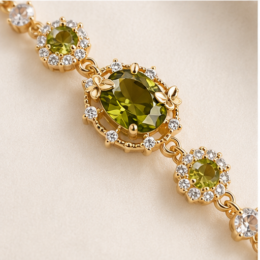 Olive Green Zircon Bracelet lifestyle photo 5