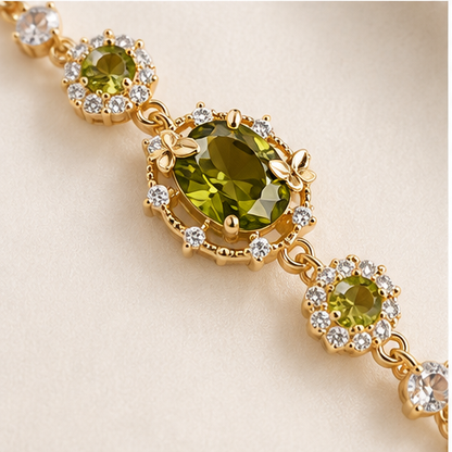Olive Green Zircon Bracelet lifestyle photo 5