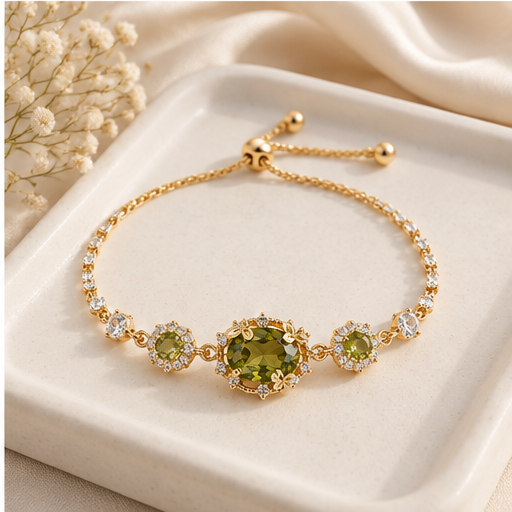 Olive Green Zircon Bracelet lifestyle photo 4