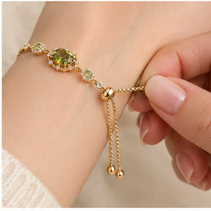 Olive Green Zircon Bracelet lifestyle photo 3