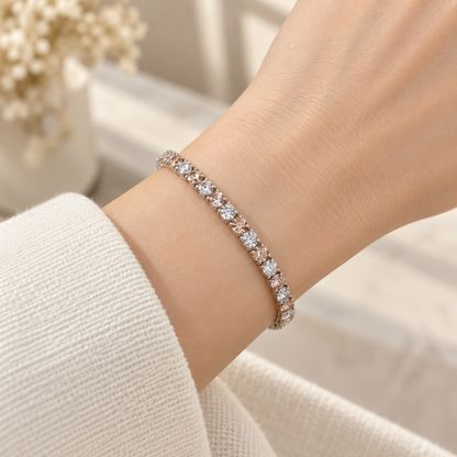 Single Row Zircon Tennis Bracelet lifestyle photo 1