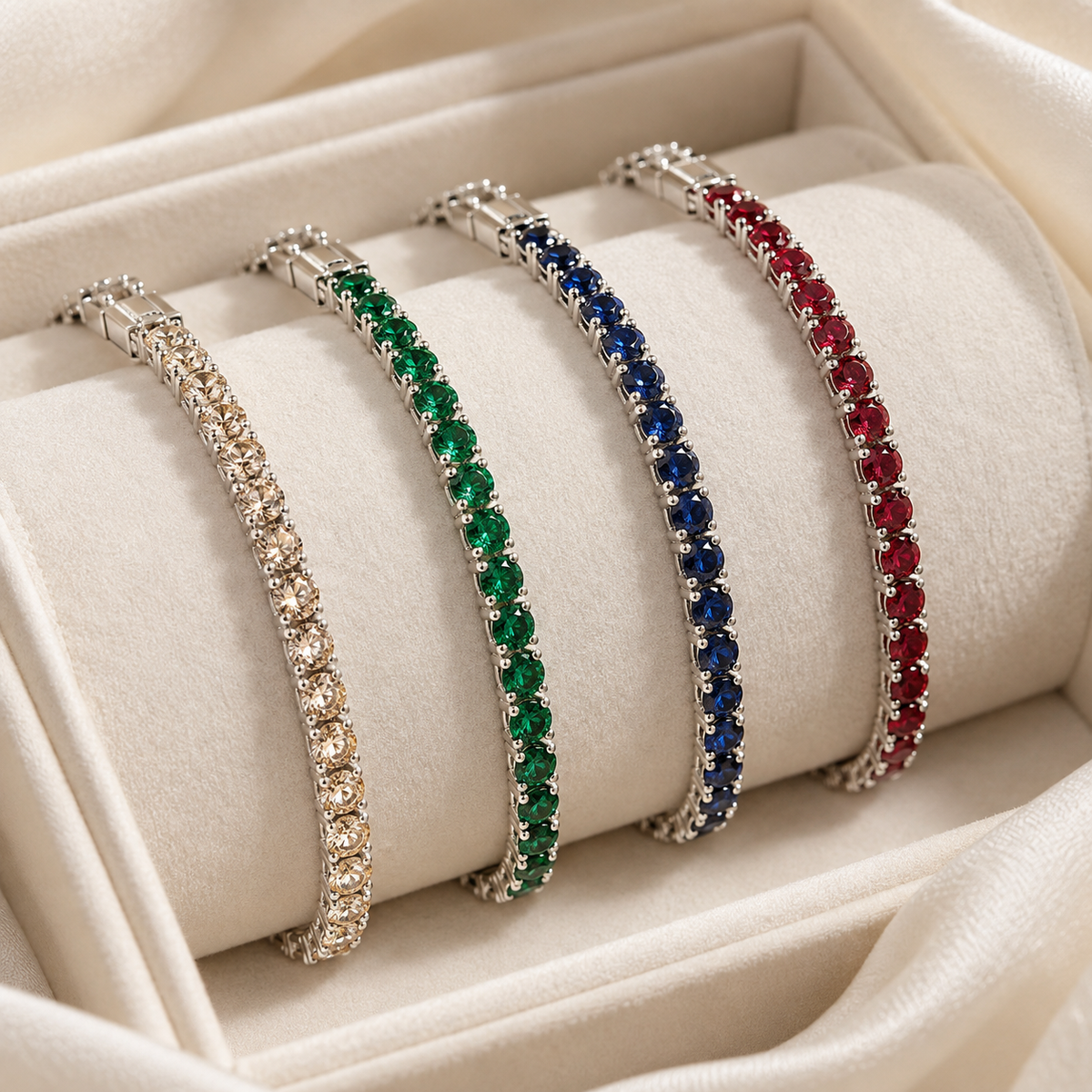 Single Row Zircon Tennis Bracelet lifestyle photo 4