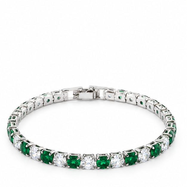 Single Row Zircon Tennis Bracelet lifestyle photo 6