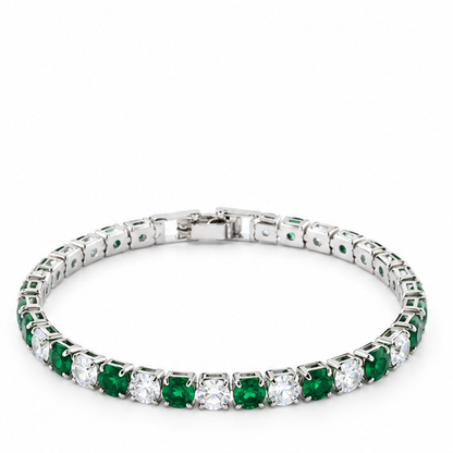 Single Row Zircon Tennis Bracelet lifestyle photo 6