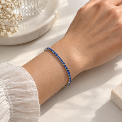 Single Row Zircon Tennis Bracelet lifestyle photo 3